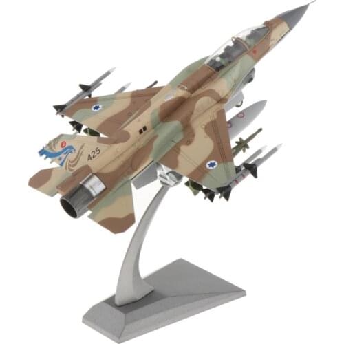 1:72 F-16I Fighting Falcon Israeli Air Force Fighter Plane Diecast Military Aviation Aircraft Diecast Model