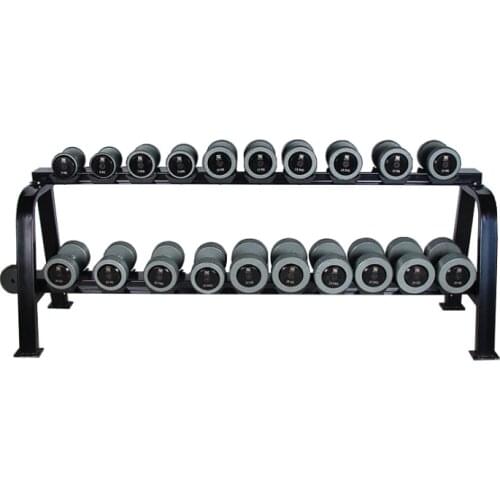 1pcs 25kg 22.5kg New fitness body steel dumbbell professional training fitness equipment paint flat head fixed dumbbell set