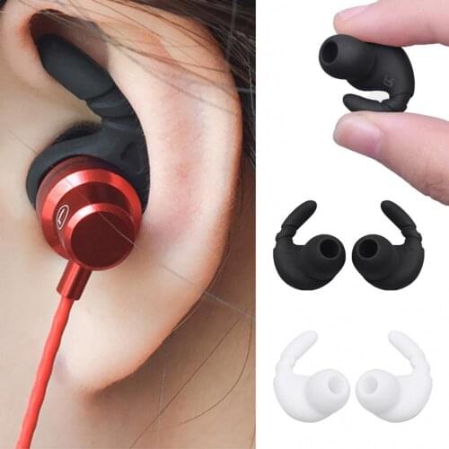 2Pcs Silicone Earbud Cover Sleeve Shark Fin Ear Wing Sports Ear Hook Bluetooth Earphone Accessories for JBL Headset