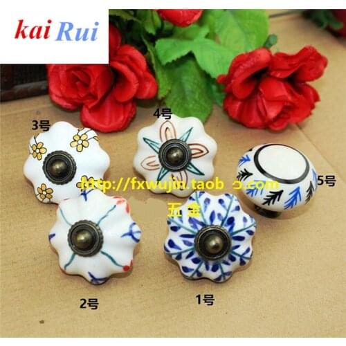 8 pcs antique cabinet knobs cabinet knob pull antique dresser kitchen cabinet door handle ceramic knob