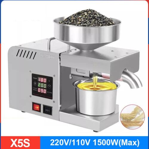 Automatic Oil Press Olive Peanut Kernel Walnut Coconut Sesame Rapeseed Sunflower Seed Flax Etc Oil Press