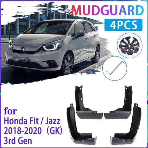Car Mud Flaps for Honda Fit Jazz GK 2018 2019 2020 Mudguard Splash Guard Fender Mudflaps Auto Accessories
