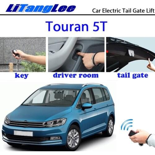 LiTangLee Car Electric Tail Gate Lift Tailgate Assist System For Volkswagen For VW Touran 5T 2015~2020 Remote Control Trunk Lid