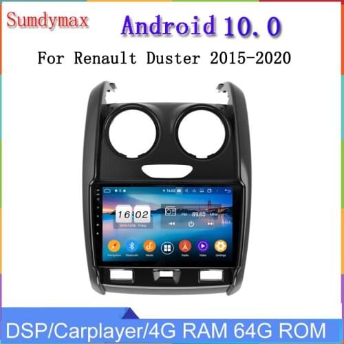 TDA 7851 PX5 octa core 4g ram 64g rom android 10.0 car dvd player for renault Duster 2015-2020 car multimedia gps navi