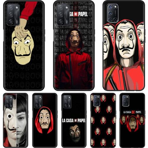 Money Heist House Paper Cell Phone Case for Oppo A53 A9 2020 A52 A93 Find X2 Lite X3 Reno 3 4 Pro 5G Ace A55 A94 A74 Cases Cover