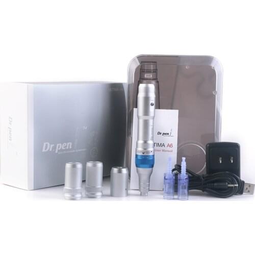 Dr.Pen A6 Permanente Microblading Tattoo Needles Pen Makeup Machine Eyebrows Eyeliner Lips Micro Needling one battery