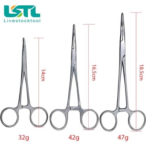 Stainless Steel Hemostatic Clamp Forceps Surgical Forceps Surgical Tool kit Hemostat Locking Clamps Forceps Fishing Pliers hv3n