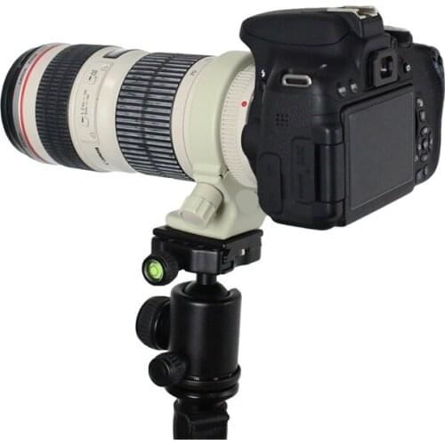 Camera Tripod Collar Mount Ring for Canon EF 70-200mm f4 IS XXB Lens Black White color for Camera Photography