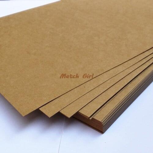 210*148mm/8.2"*5.7" A5 Brown Kraft Paper DIY Card making Craft Paper 80gsm - 500gsm