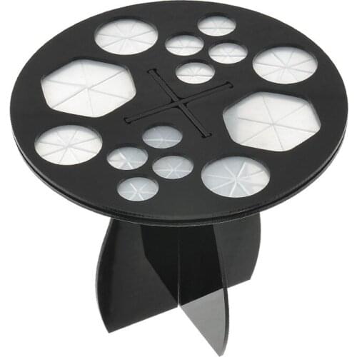 Colorful Circular Makeup Brush Holder Make up Drying Rack Brushes Case Artifact Portable Beauty Tools SANA889