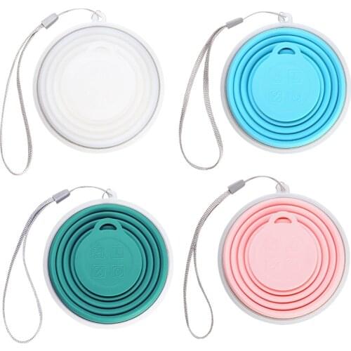 Fashion Travel Silicone Retractable Folding Cup Outdoor Telescopic Collapsible Cups Outdoor Coffee Cups Retractable Travel Copa