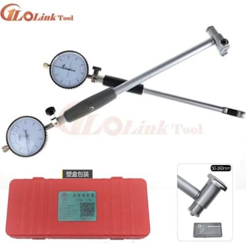 Engine Dial Bore Gauge Hole Indicator Set Measure Range 50-160mm 0.01mmAccuracy Kit Cylinder Inner Diameter Gauge Dial Indicator