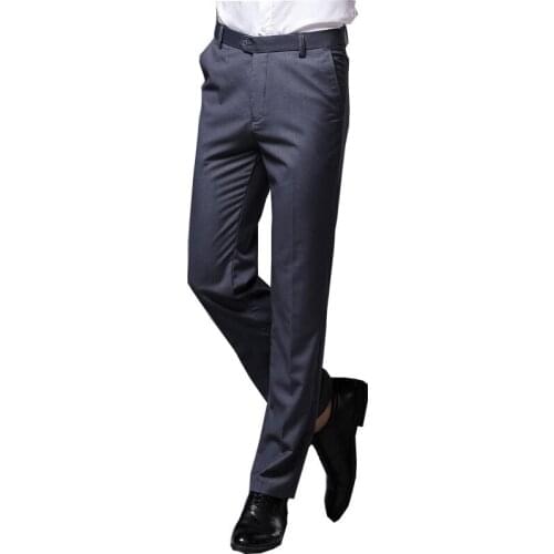 2020 New Mens trousers Summer Thin Section Mens Business trousers Mens Slim Straight Dress-free hot trousers Wholesale 28-40
