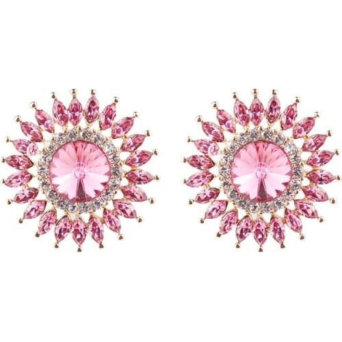 New Arrival Trendy Acrylic sun stud Earrings For Women Temperament Fashion Geometric daily earring