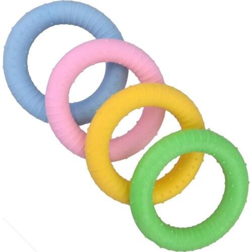 New Style Funny Creative Dog Biting Toy TPR Milk Scented Foaming Circle Molar Teeth Cleaning for Pet Supplies Accessories