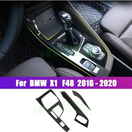 For BMW X1 F48 2016-20 Instrument Center Shift Panel panel trim auto Accessories Car Styling Central Control decoration Sticker