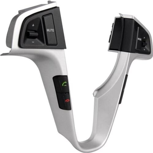 Car Steering Wheel o Volume Control Button Switch Blue Backlight for Hyundai Verna Solaris