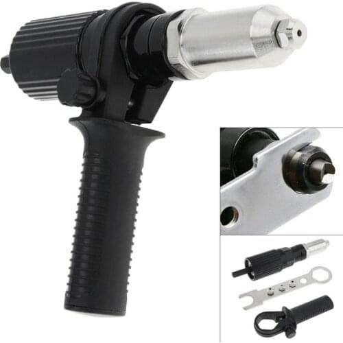 New 2.4mm To 4.8mm Electric Rivet Nut Gun Riveting Tool Cordless Riveting Drill Insert Nut Adaptor Drill AdapterInsert Nut Tool