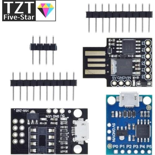 1pcs Blue Black TINY85 Digispark Kickstarter Micro Development Board ATTINY85 module for Arduino IIC I2C USB