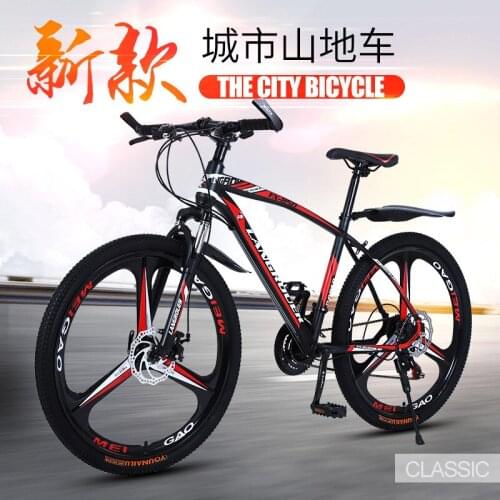 Adult 24 Inch 26 Inch Double Disc Brake Suspension Mountain Bike
