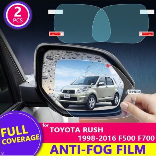 Full Cover Anti Fog Rainproof Film for Daihatsu Terios Taruna Toyota Rush Bego 1998-2016 Car Rearview Mirror Protective Film
