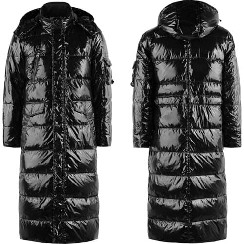 Luxury down jacket men 90%white duck X-Long casual down jacket winter male jackets warm thick down jackets coat designers made