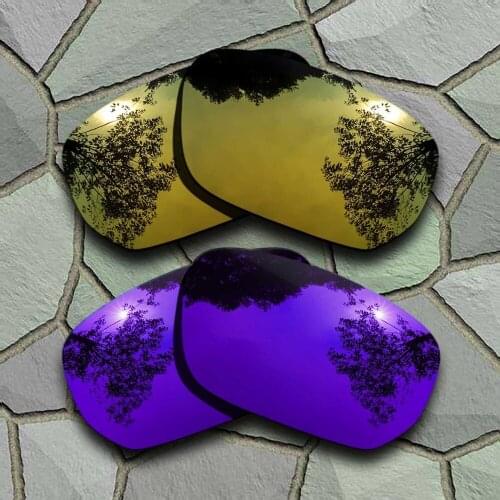 Yellow Golden&Violet Blue Sunglasses Polarized Replacement Lenses for Oakley Style Switch