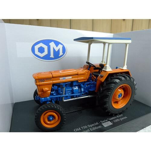 UH 1:32 5233 OM 750 Special Serie nastro d'oro Tractor Alloy Metal Diecast Cars Model Toy Vehicles For Children Boy Toys