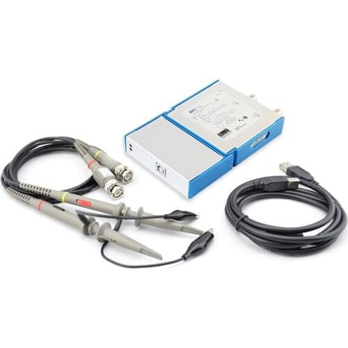 USB/PC Oscilloscope OSC482, 50MS/s, BW20MHz, 2-channel/Oscilloscope/Signal Generator/Logic Analyzer/8~13 bit Resolution
