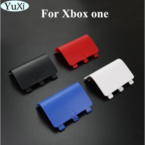 YuXi 4Color Wireless Controller for XBOX One Gamepad Battery Cover Lid Shell Replacement ABS Battery Cover Door Back Covers