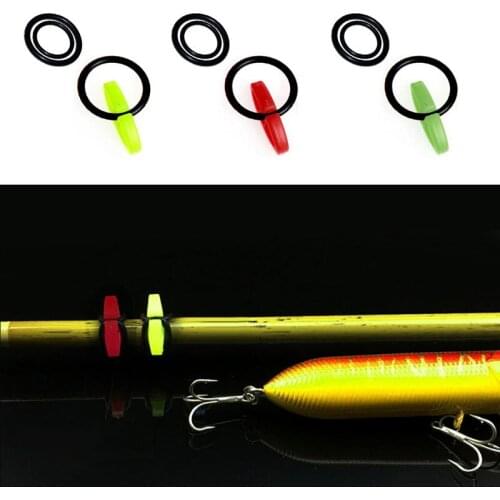 4pcs/set Hook Secure Keepers Holders Lures Jig Hooks Safe Kee Fishing Rod