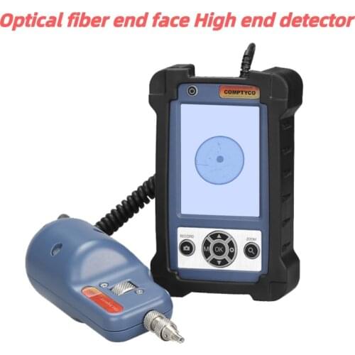 AUA-400 Optical Fiber End face High End Detector Fiber Optic Inspection Microscope Probe Display 3.5 Inches Magnification 400X