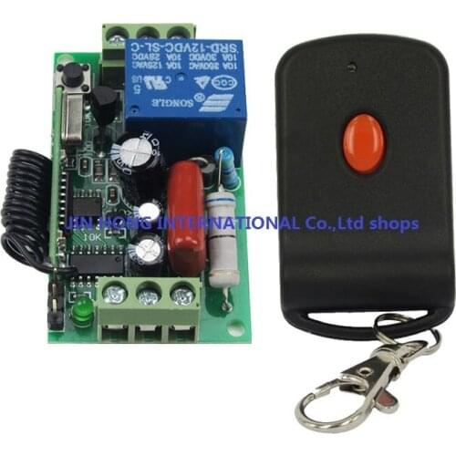 220v 1ch rf wireless remote switch wireless light Lamp LED switch Receiver & AB key Transmitter 315/433 Remote ON OFF Controller