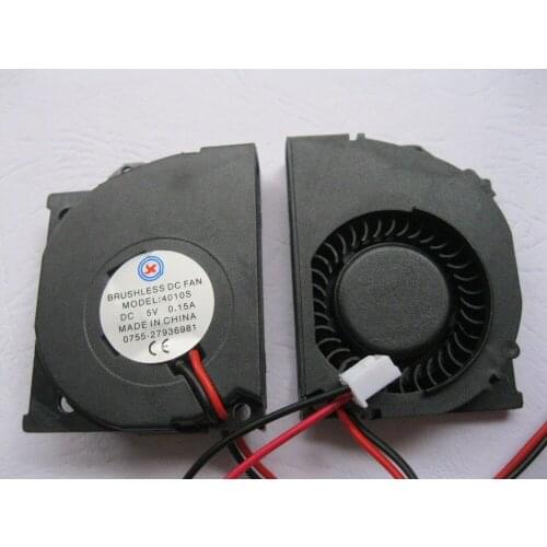 1 Pcs Brushless DC Cooling Blower Fan 4010S 5V 0.1-0.2A 50x40x10mm