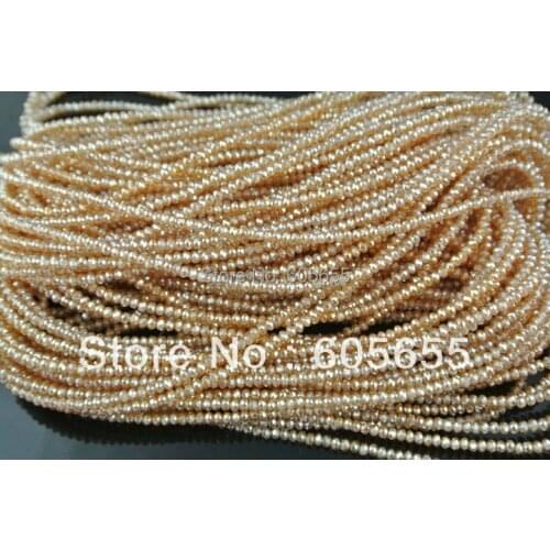 Shiny Gold champagne color 2mm faceted Glass Crystal quartz Rondelle loose Beads
