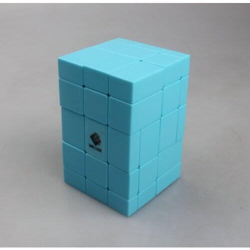 CubeTwist Siamese Conjoined 3X3X5 Mirror Magic Cube Bump Cubes Educational Toy for Kids Children(85X57X57mm)