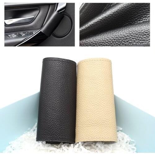 For BMW New 3 Series 3gt 4 Series F30 320 Microfiber Leather with Magic Paste Door Panel Handle Pull Armrest Cover Trim