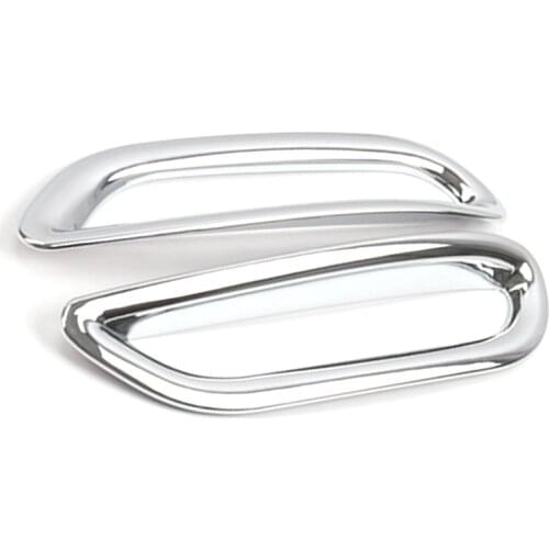 For Nissan Qashqai J11 2016 2017 2018 2019 Rear Fog Light Bumper Reflector Overlay Cover Trim Frame Car Accessories Styling