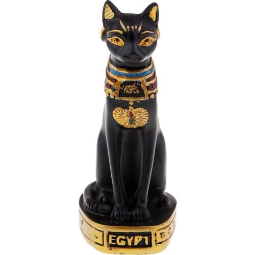 Ancient Egypt Egyptian Goddess Cat Bastet Pharaoh Figurine Statue Decoration