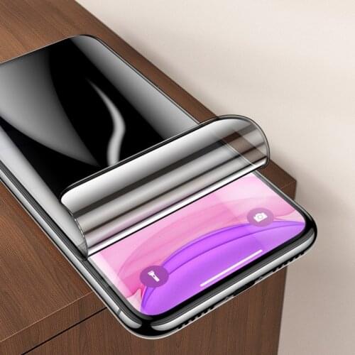 Hydrogel Film For Samsung Galaxy S21 S10 Plus Privacy Peep Soft Screen Protector For Samsung S20 FE Note 10 Plus Protective Film