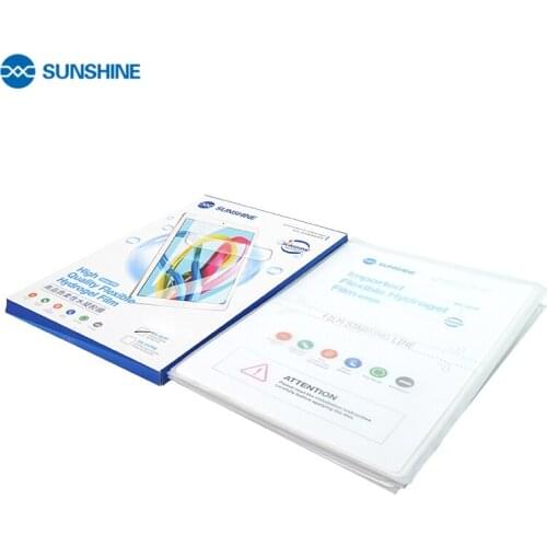 20pcs SUNSHINE SS-057P Hydrogel Film Front Rear Film for Tablet Protective SS-890C Machine With code For cuttings