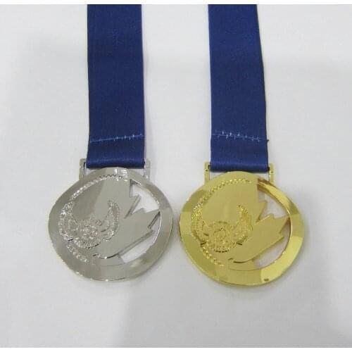 Custom Design Free Sample Soft Enamel Gold Medal with Ribbon pictures & photos k20068