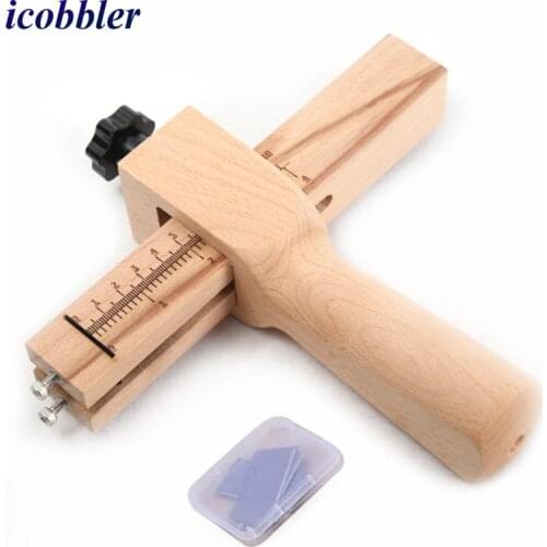 DIY Leather Craft Tools Strap Belt Cutter Hand Cutting Tools Belt Cutter Pimp Line of Leather Wood Adjustable Strip