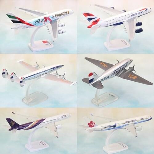 KLM Finnair United Arab Emirates Lufthansa Airbus Plane Model Airplane Model Aircraft Assemble plastic Airplane Dropshipping
