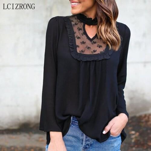 Черные блузки LCIZRONG China At AliExpress