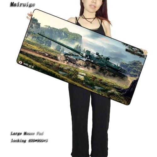 Mairuige Free Shipping DIY Made Durable Gaming Anti-slip Silicone Mouse Pad World of Tanks Oft Rubber Anti-slip Mice Play Mats