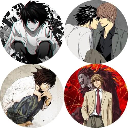 New Classic Anime Death Note Brooch Pins Breastpin Badge Cartoon Jewelry Schoolbag Handbag Accessories Birthday Gift