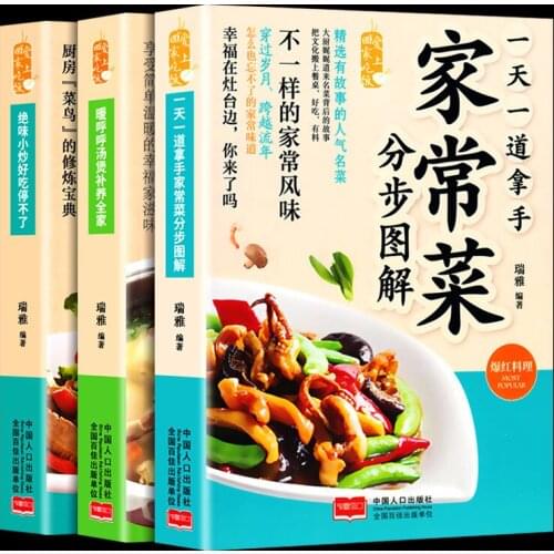 Nutritional Cooking Books Compilation 3 Volumes Graphical Study Of Cooking And Soup Book Cooking