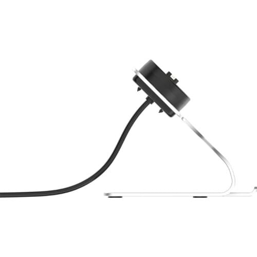 Fast Charge Charger Stand Charging Cable Bracket Compatible with Garmin-Forerunner 945 LTE Smartwatch Holder Devices