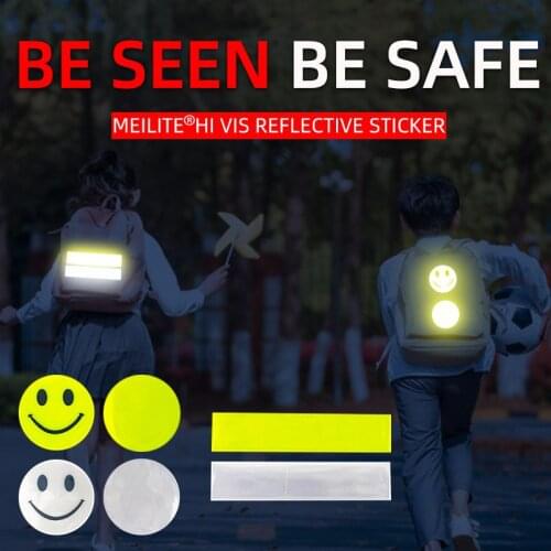 MEILITE 500 candle light Round model Reflective sticker car motorbike bicycle scooter decal sticker bag sticker helmet sticker